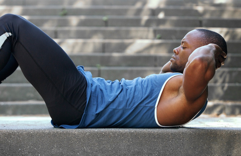 sit ups challenge before and after