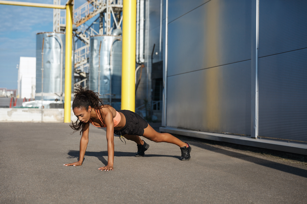 Plank Jacks and Plank Walk Up from A to Z 30 Day Fitness Challenge.